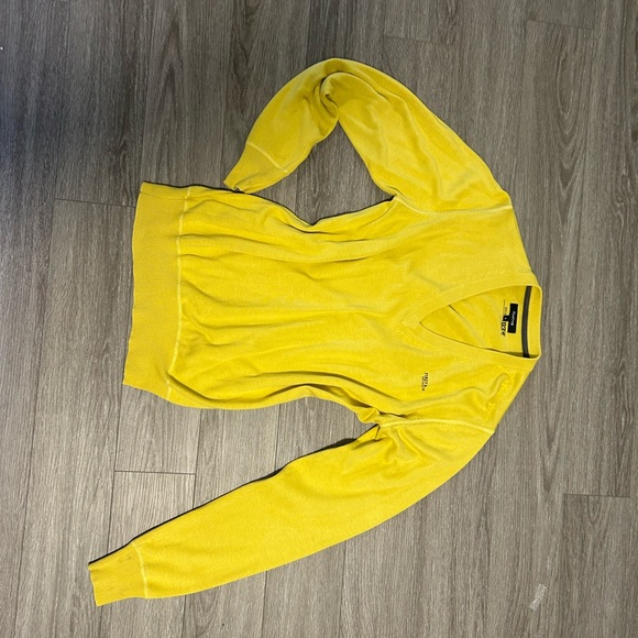 Yellow V-Neck Sweater - Picture 2 of 3